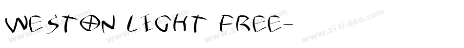 Weston Light Free字体转换